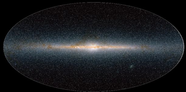 An infrared map of the whole Galaxy .