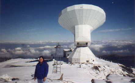 Chandra in Front of the 30-meter