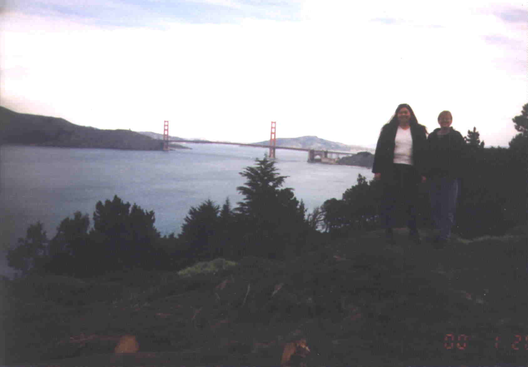 Chandra and Jaime in San Francisco 2000