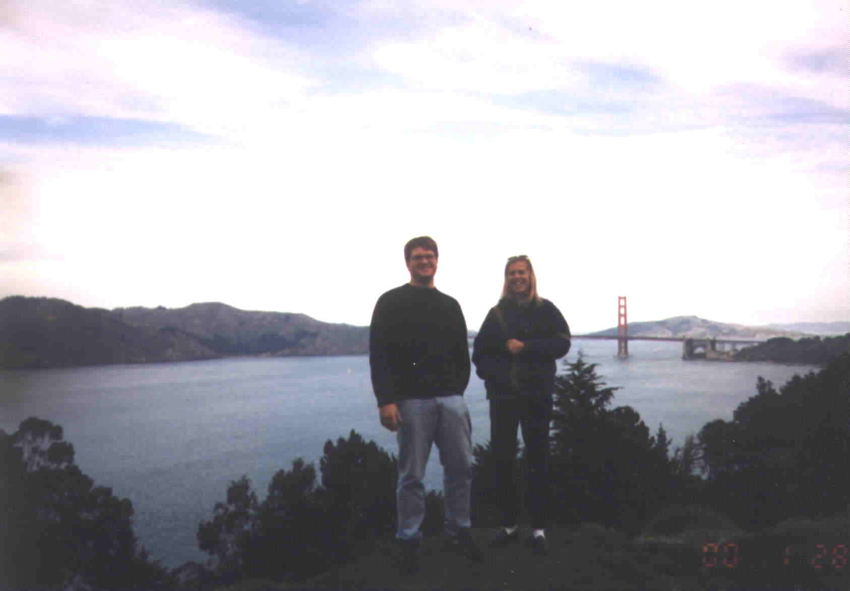 Phil and Lucy in San Francisco 2000