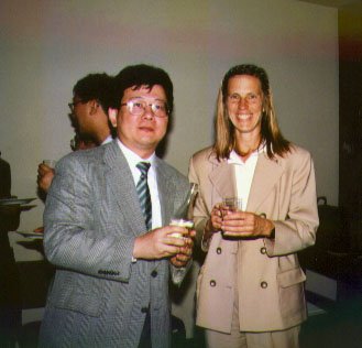 Lucy with Dr. Yamamoto in Japan