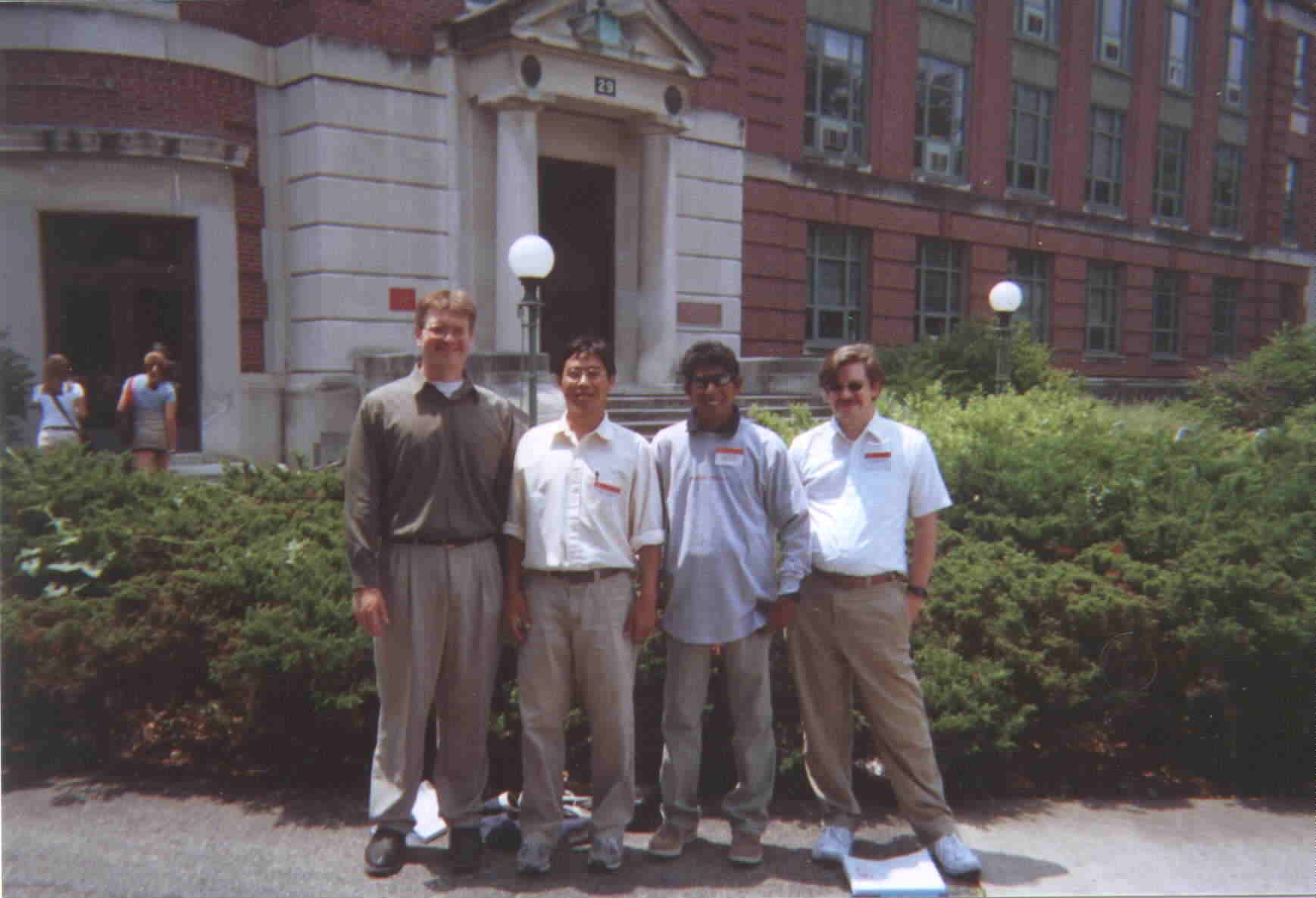 Phil, Chakree, Chandana, and DeWayne at OSU 2002