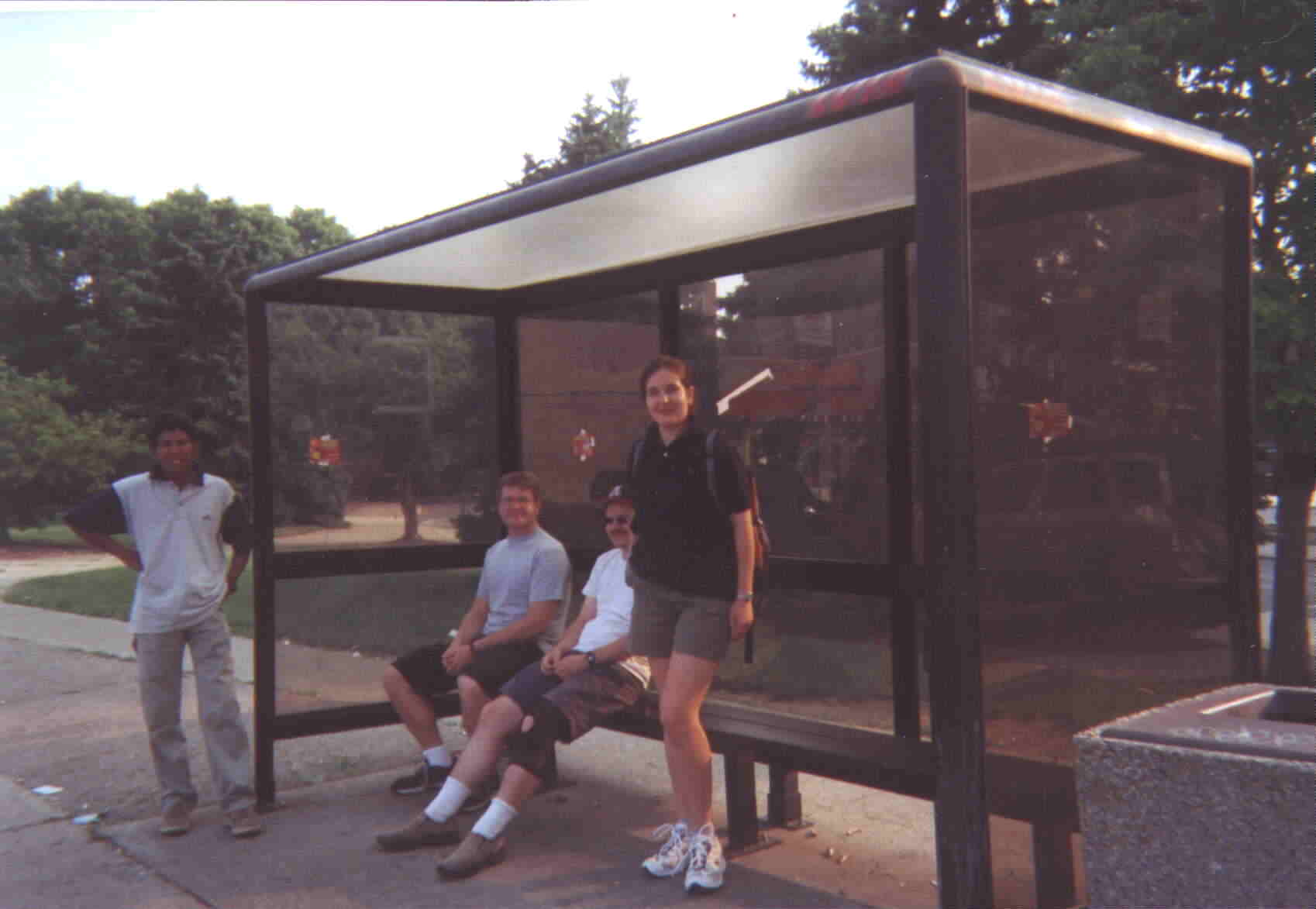 Chandana, Phil, DeWayne, and Alexandra at OSU 2002