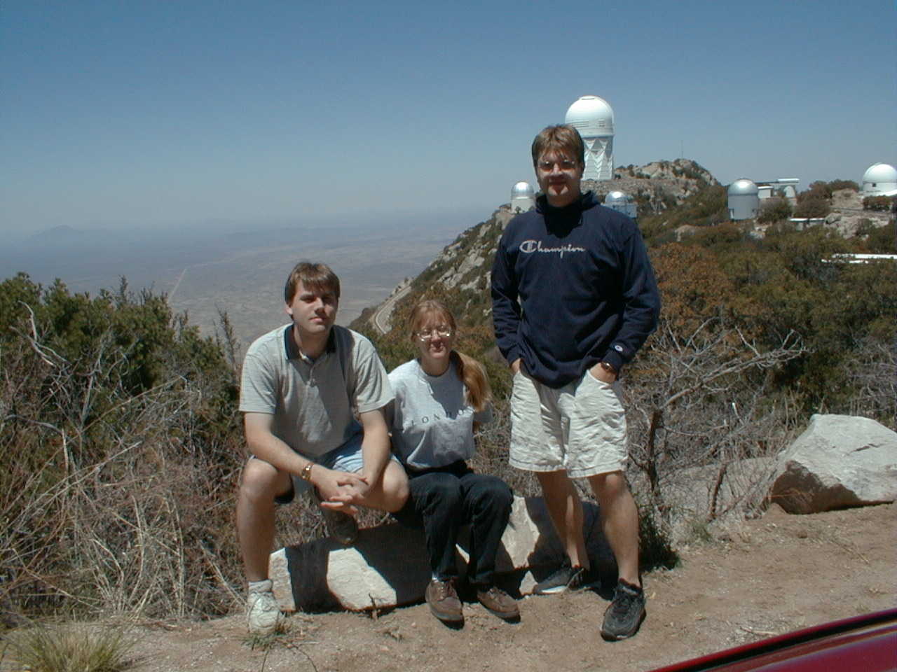 Jeff, Jaime, and Phil on top of Kitt Peak